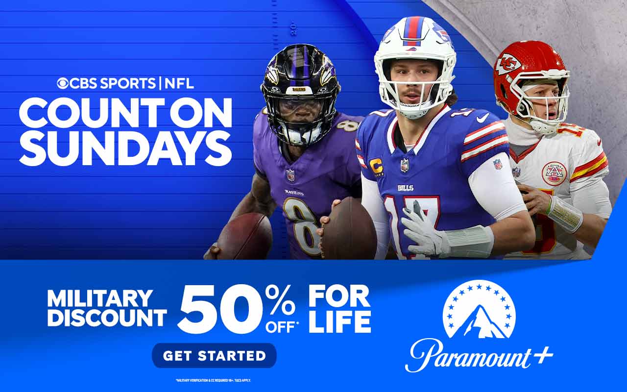 Paramount+ NFL on CBS Military Offer_1280x800